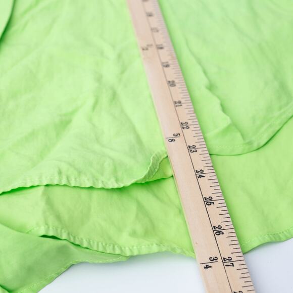 JW Anderson Draped Twisted Shirt in Green - Picture 10 of 13